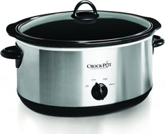 Crockpot Manual 8-Quart Slow Cooker, Stainless Steel