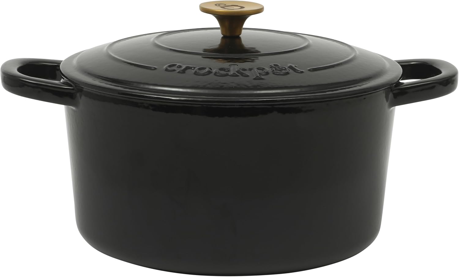 Crock-Pot Northvale Cast Aluminum Lightweight Durable 5.2 Quart Heavy Duty Dutch Oven Pot With Lid, Oven Safe, Dual Handles - Matte Sage Green